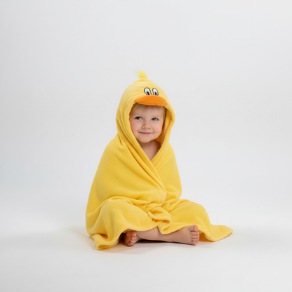 Badcape Kind | Capuchon Handdoek met Dieren | Badponcho Baby