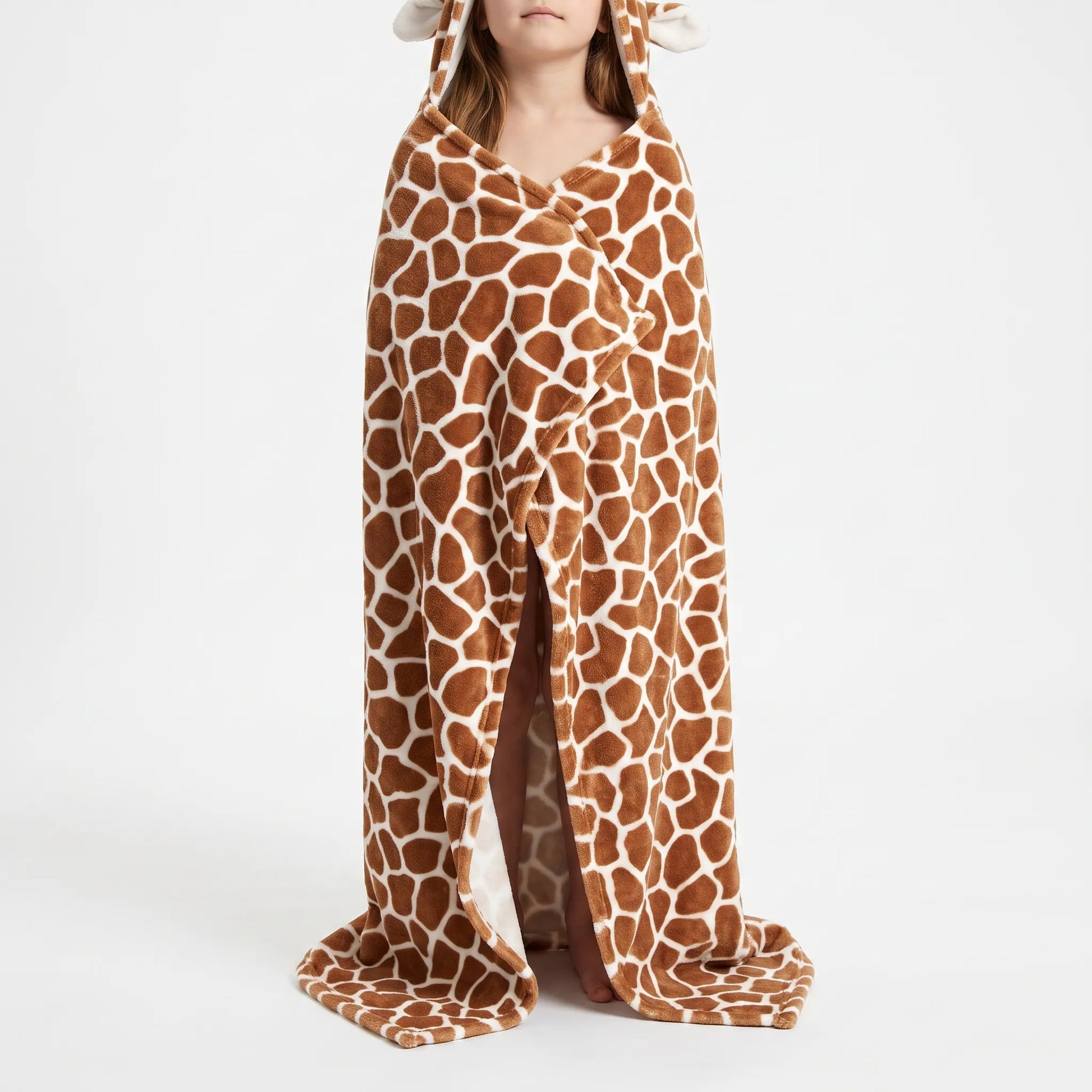 Badcape Kind | Capuchon Handdoek met Dieren | Badponcho Baby