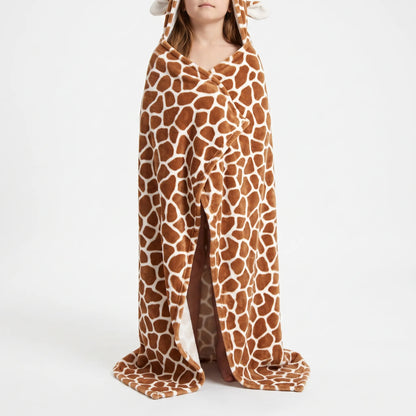 Badcape Kind | Capuchon Handdoek met Dieren | Badponcho Baby