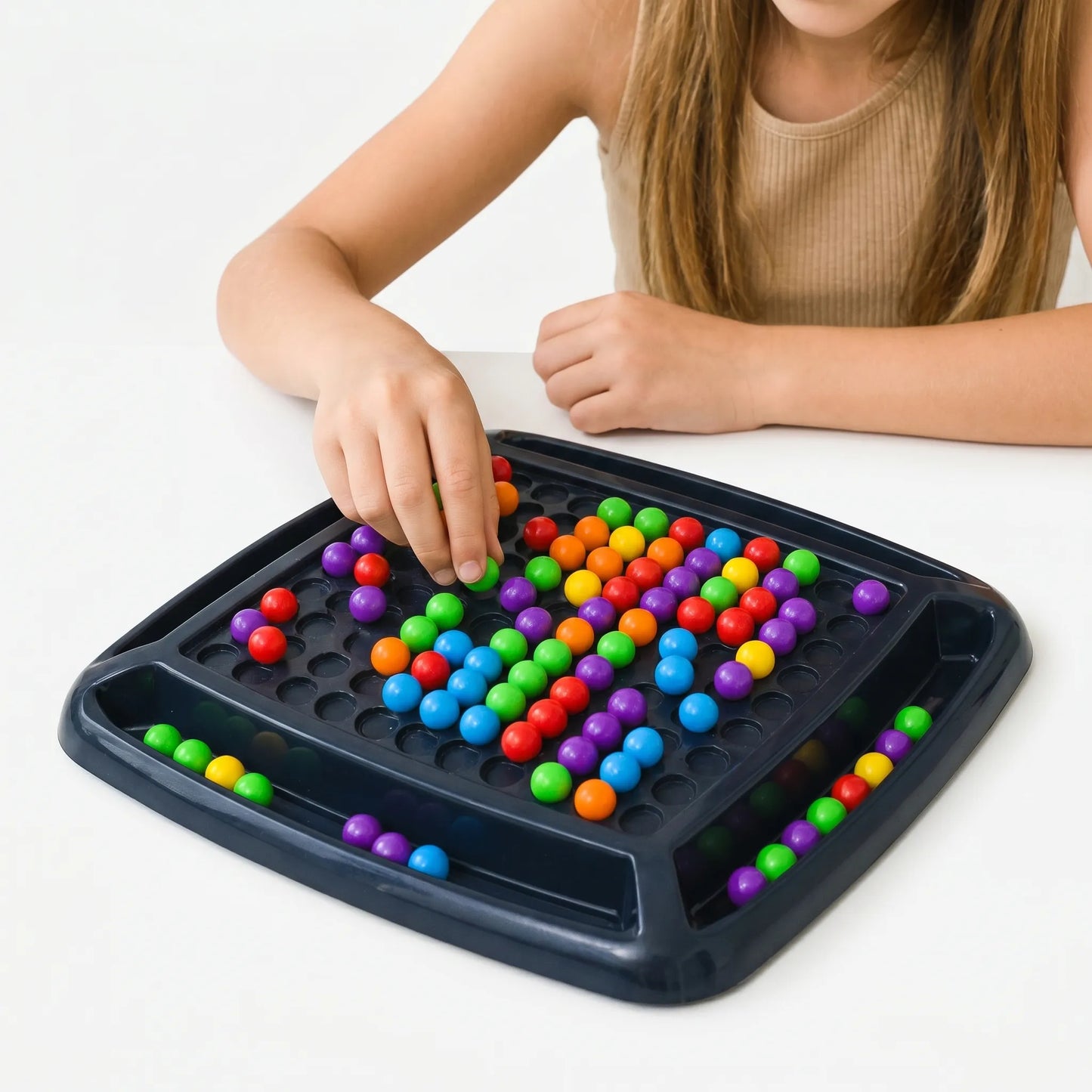 Balmatchspel - Regenboogballen Strategiespel voor op het Bord