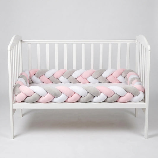 Bedbumper voor Wieg - Gevlochten Baby Bedbumper