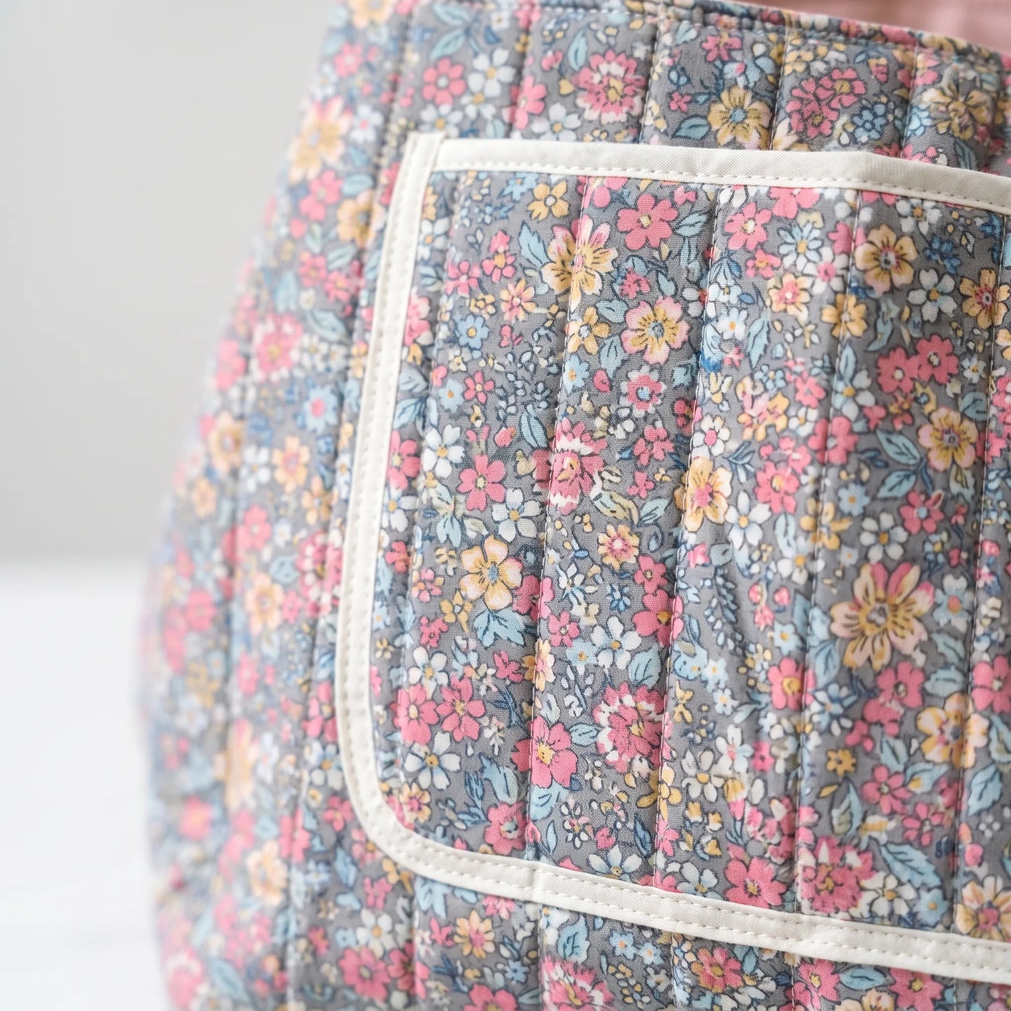 Bloemenprint Tote Tas – Grote Schoudertas Voor Mama's