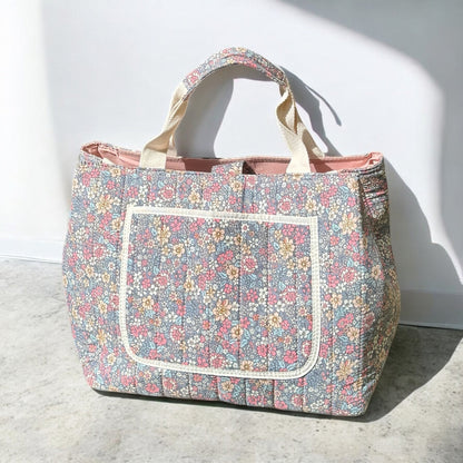 Bloemenprint Tote Tas – Grote Schoudertas Voor Mama's