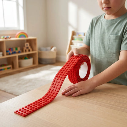 Bouwblokken Tape – Flexibele Kleverige Speelgoed Blokken Tape Voor Kinderen