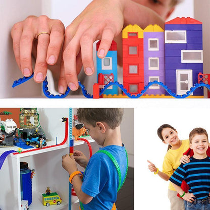 Bouwblokken Tape – Flexibele Kleverige Speelgoed Blokken Tape Voor Kinderen