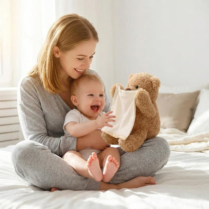 Kiekeboe Teddy - Grappige Teddy Knuffel voor Peuters