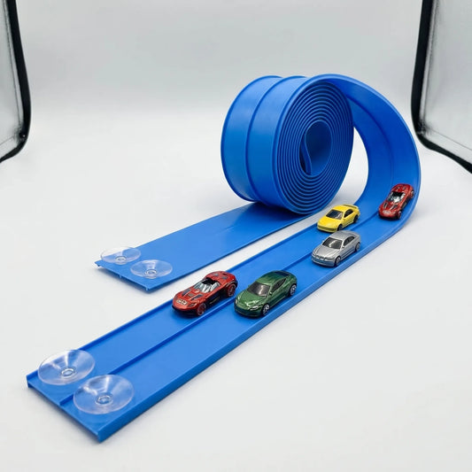 Buigbare Racebaan Set met 4 Speelauto’s – Creatieve Race Track voor Kinderen