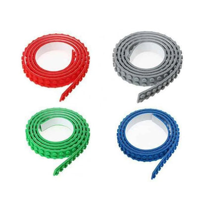 Flexibele Speelgoed Bouwsteenstrip – Siliconen Bouwtape Voor Kinderen