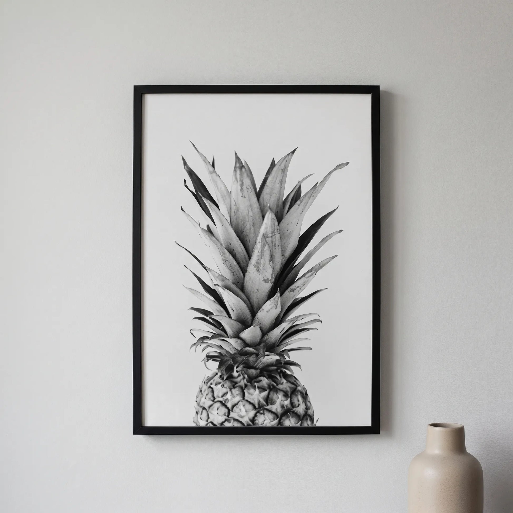 Canvas Schilderij Ananas | Wanddecoratie met Quote | Kinderkamer en Woonkamer