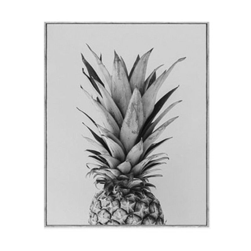 Canvas Schilderij Ananas | Wanddecoratie met Quote | Kinderkamer en Woonkamer