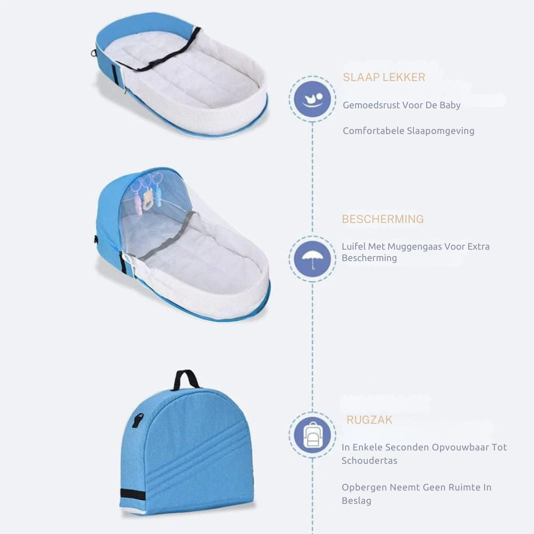 Opvouwbare Babywieg – Draagbaar Reisbedje Voor Baby’s