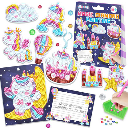 Diamond Painting Kinderen | Knutselset met Diamantsteentjes | Creatief Speelgoed