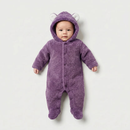 Dieren Onesie - Fleece Beer Baby Jumpsuit