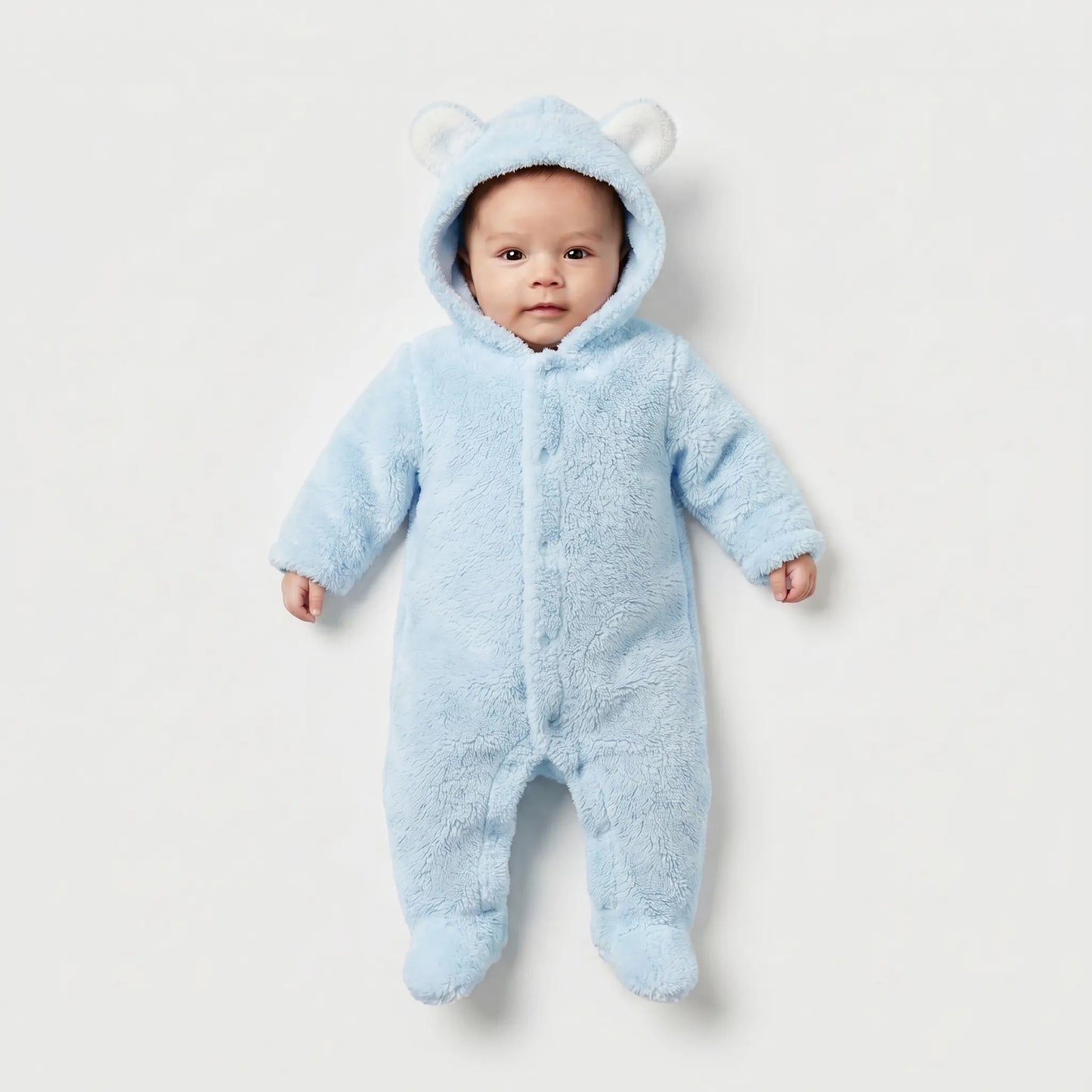 Dieren Onesie - Fleece Beer Baby Jumpsuit