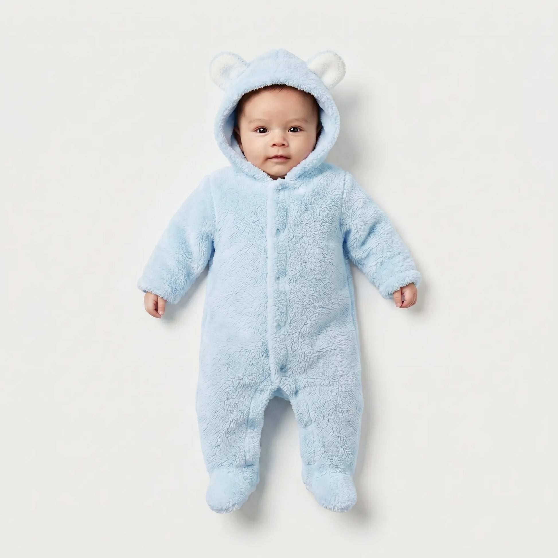 Dieren Onesie - Fleece Beer Baby Jumpsuit
