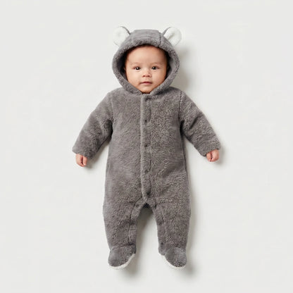Dieren Onesie - Fleece Beer Baby Jumpsuit
