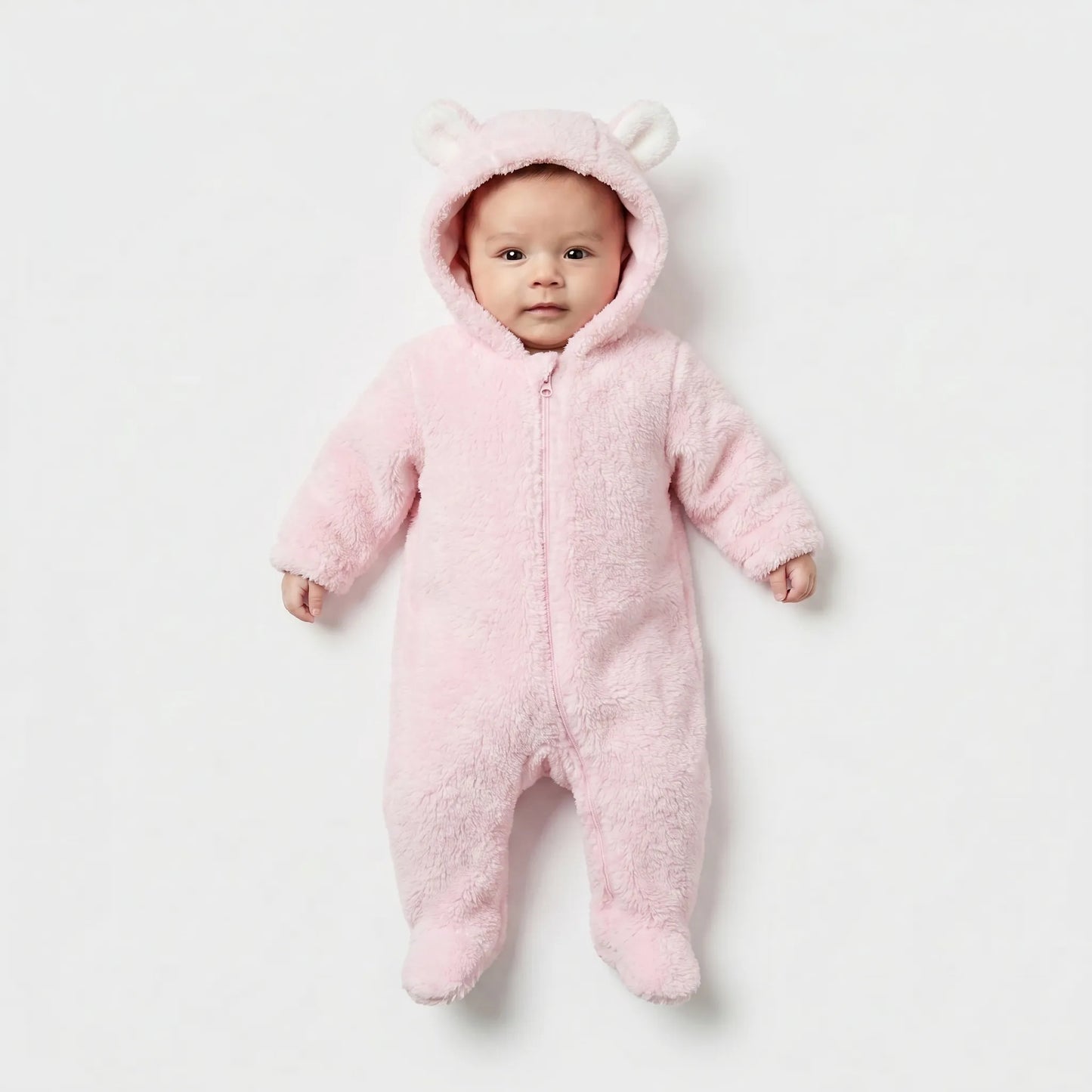 Dieren Onesie - Fleece Beer Baby Jumpsuit