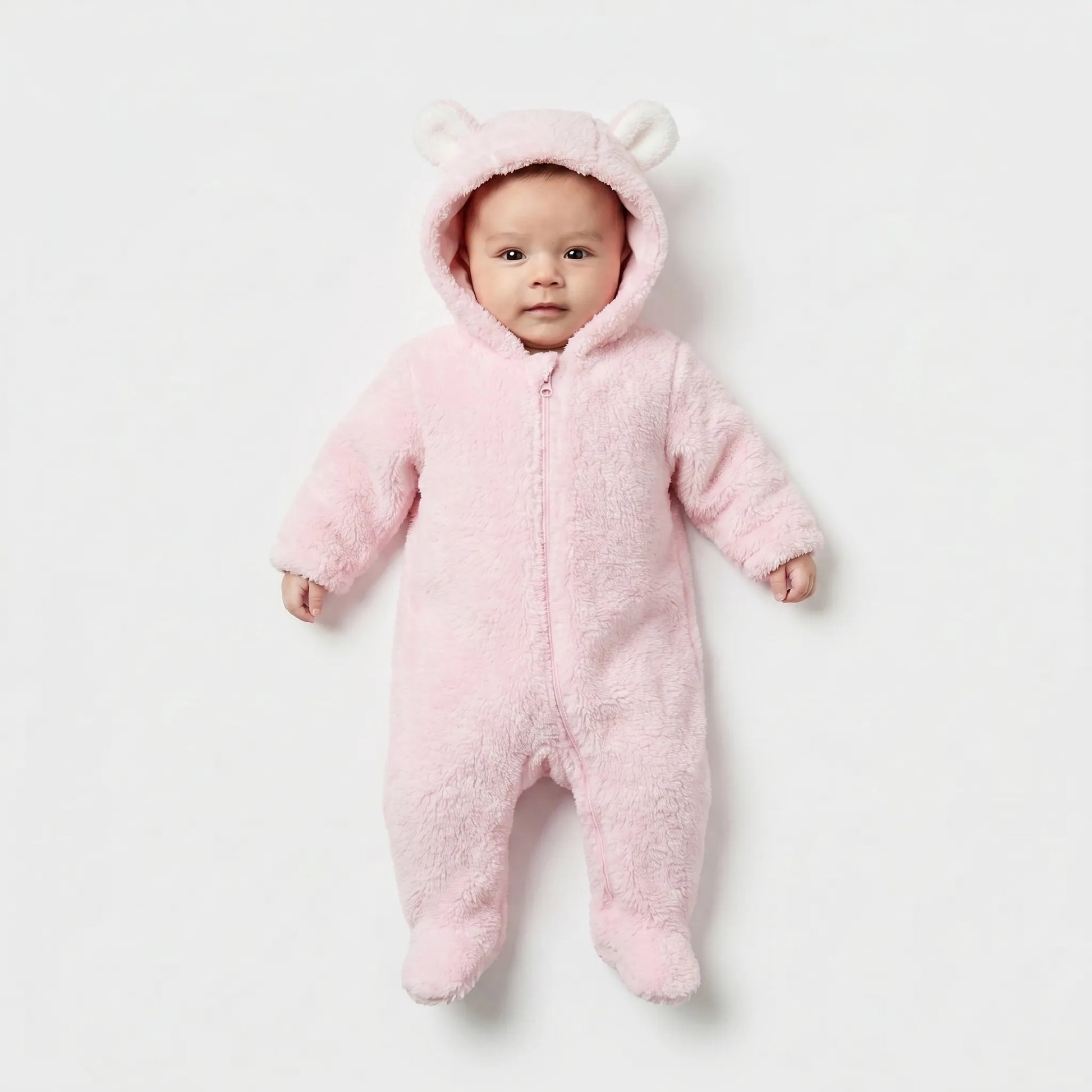 Dieren Onesie - Fleece Beer Baby Jumpsuit