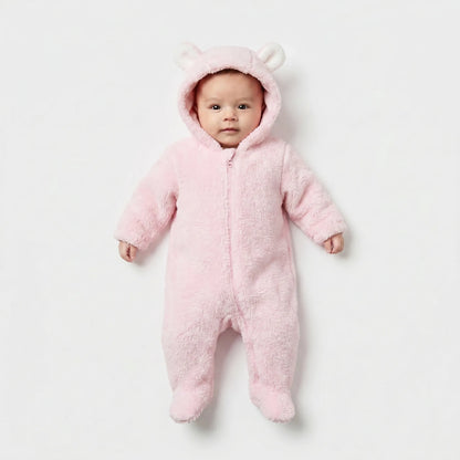 Dieren Onesie - Fleece Beer Baby Jumpsuit