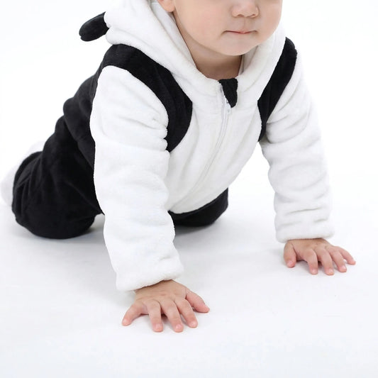 Dieren Onesie Baby | Flanellen Boxpak met Drukknoopsluiting | Maat 70 tot 120