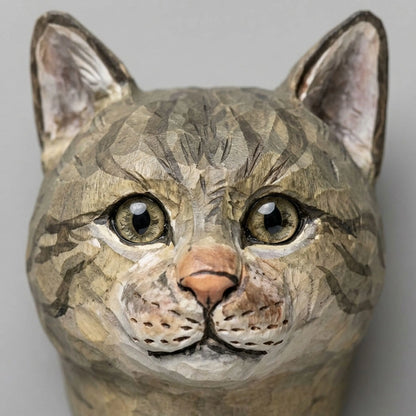 Dieren Wandhaak – Decoratieve Kattenkop Wandhaak