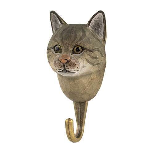 Dieren Wandhaak – Decoratieve Kattenkop Wandhaak