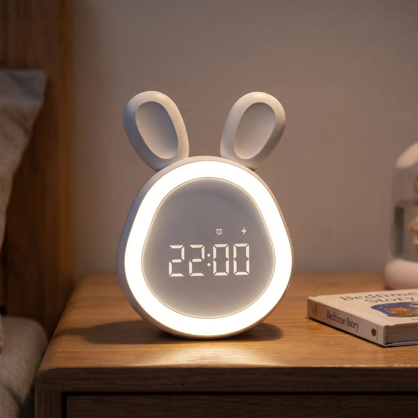Digitale Konijnenklok – Konijnen Tafelklok Met LED-Verlichting
