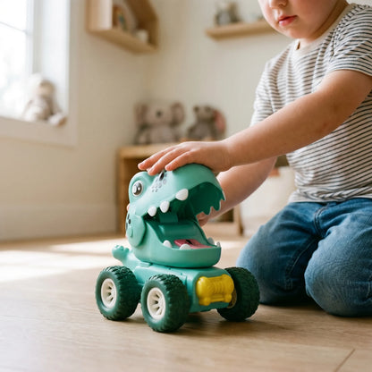 Dinosaurus Terugtrek Auto – Dinosaurus Monstertruck Speelgoed