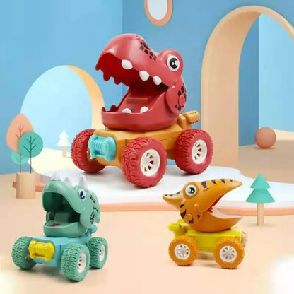 Dinosaurus Terugtrek Auto – Dinosaurus Monstertruck Speelgoed