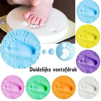 Baby Hand- En Voetafdruk Klei Set – Luchtdrogende Klei Afdrukset Voor Baby's