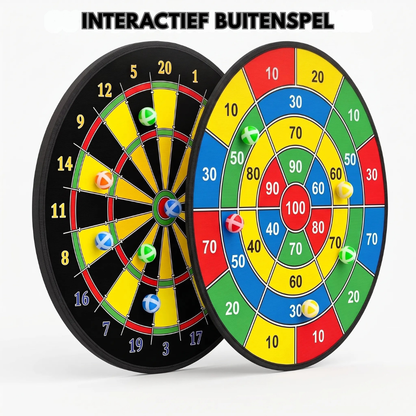 Groot Klittenband Dartbord - Educatief Dartspel Kinderen met Ballen