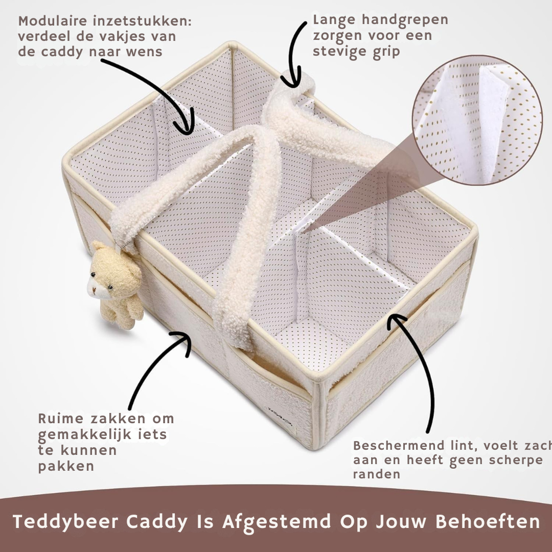 Baby Luier Caddy Organizer – Pluche Opbergcaddy Voor De Babykamer
