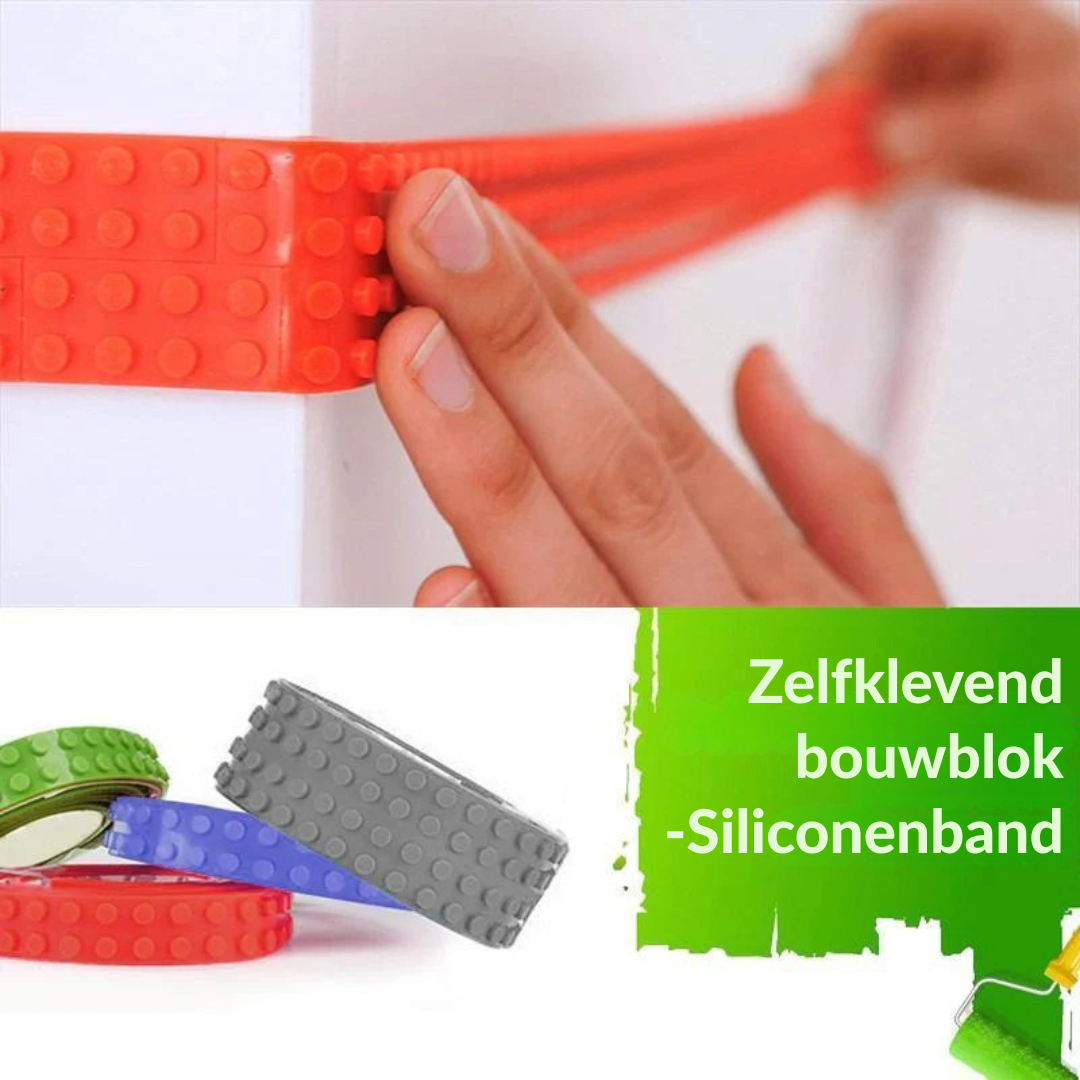 Flexibele Speelgoed Bouwsteenstrip – Siliconen Bouwtape Voor Kinderen