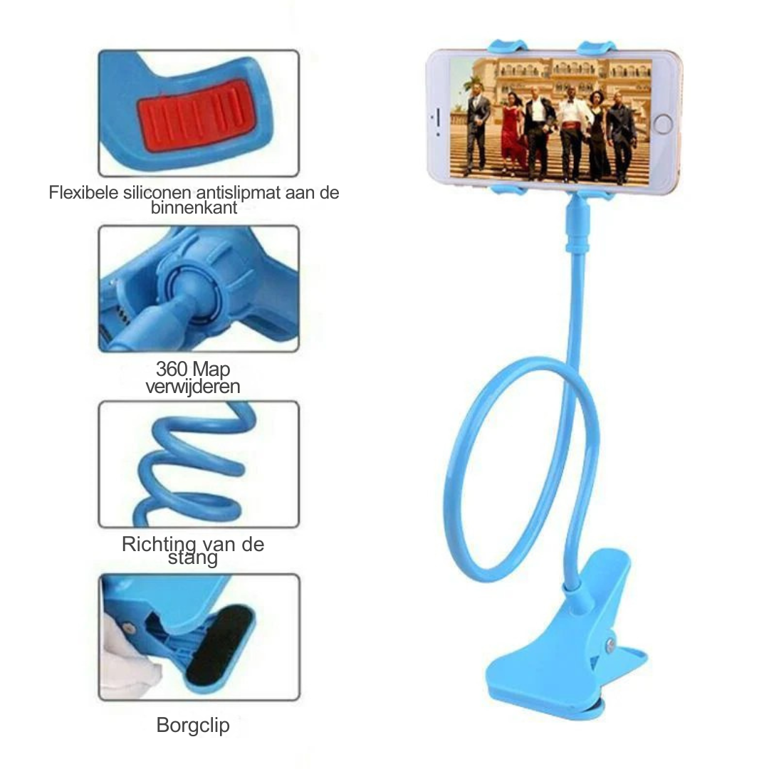 Handsfree Babyfleshouder – Flexibele Clip-On Fleshouder