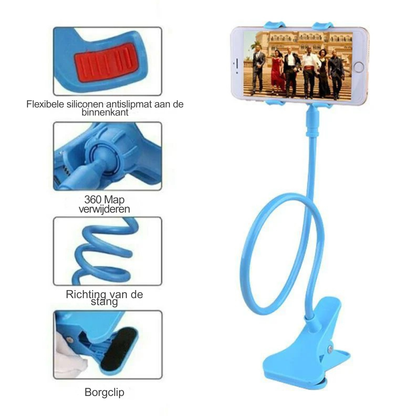 Handsfree Babyfleshouder – Flexibele Clip-On Fleshouder