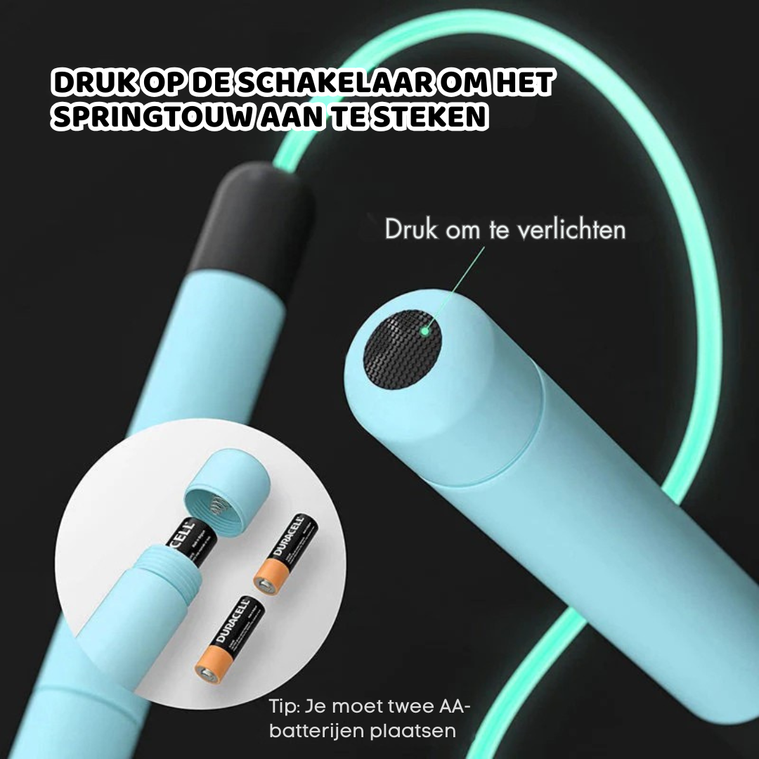Lichtgevend Springtouw – Gloeiend LED Springtouw