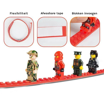 Bouwblokken Tape – Flexibele Kleverige Speelgoed Blokken Tape Voor Kinderen