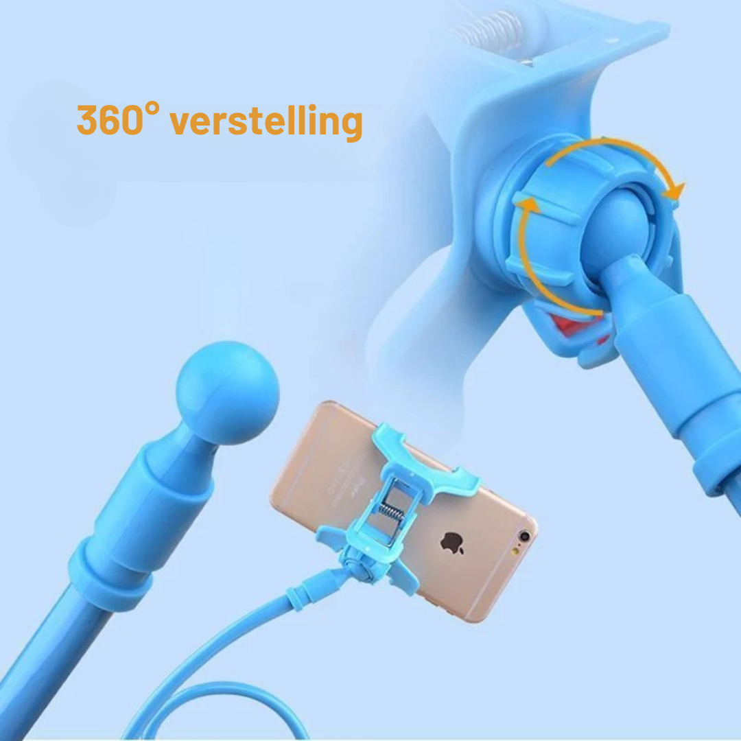 Handsfree Babyfleshouder – Flexibele Clip-On Fleshouder