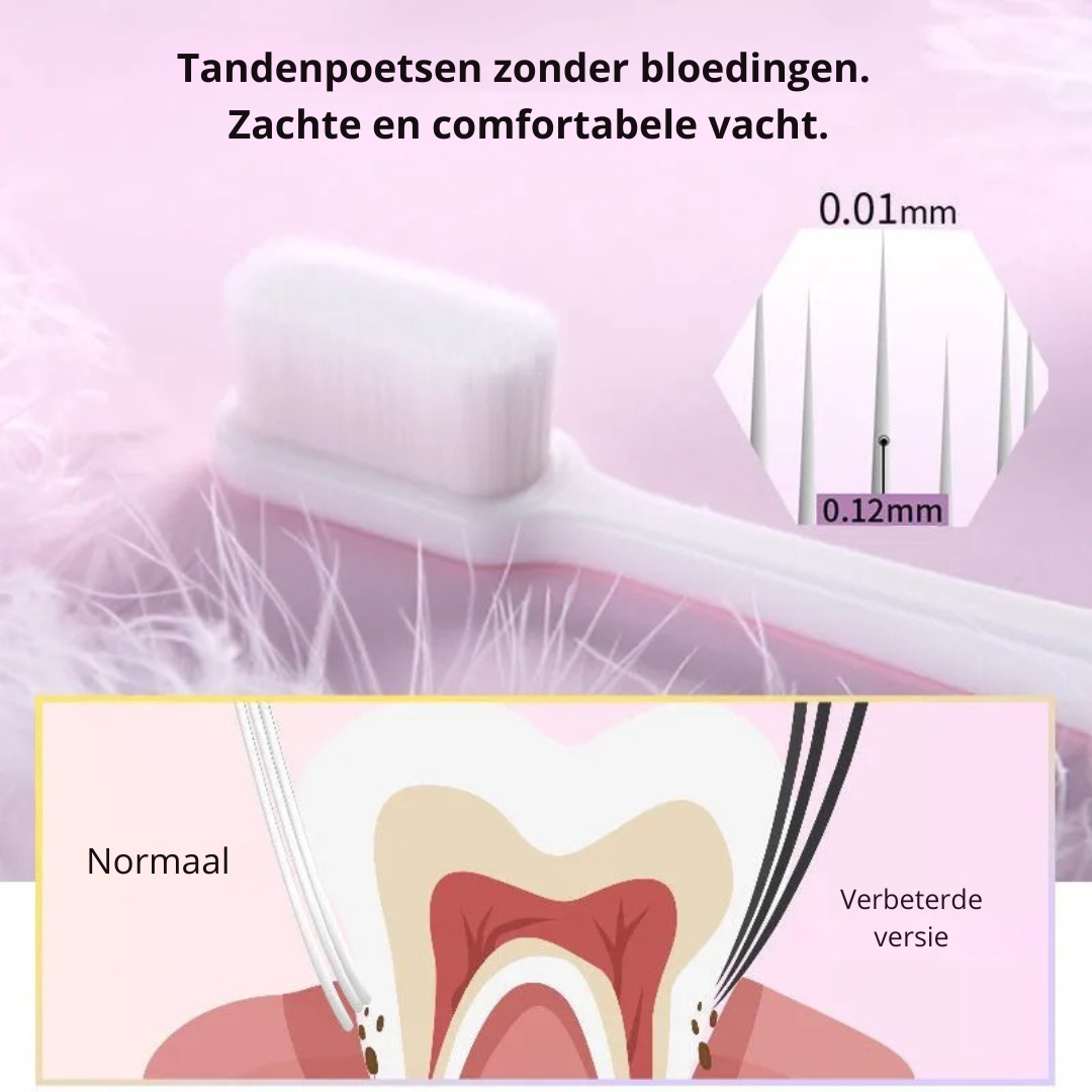 Ultrazachte Tandenborstel – Extra Zachte Tandenborstel Met Brede Borstelkop Voor Kinderen