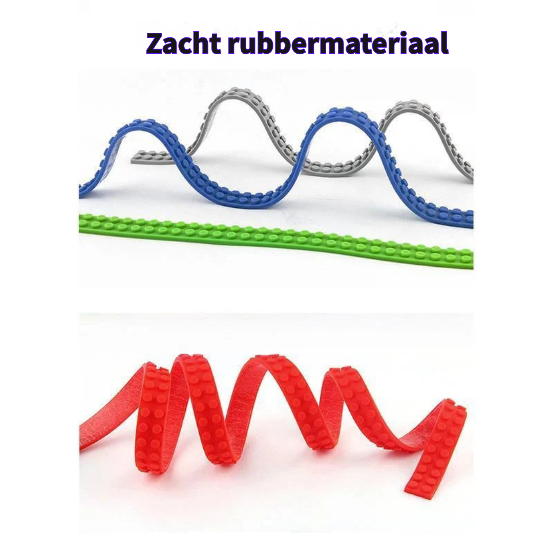 Bouwblokken Tape – Flexibele Kleverige Speelgoed Blokken Tape Voor Kinderen