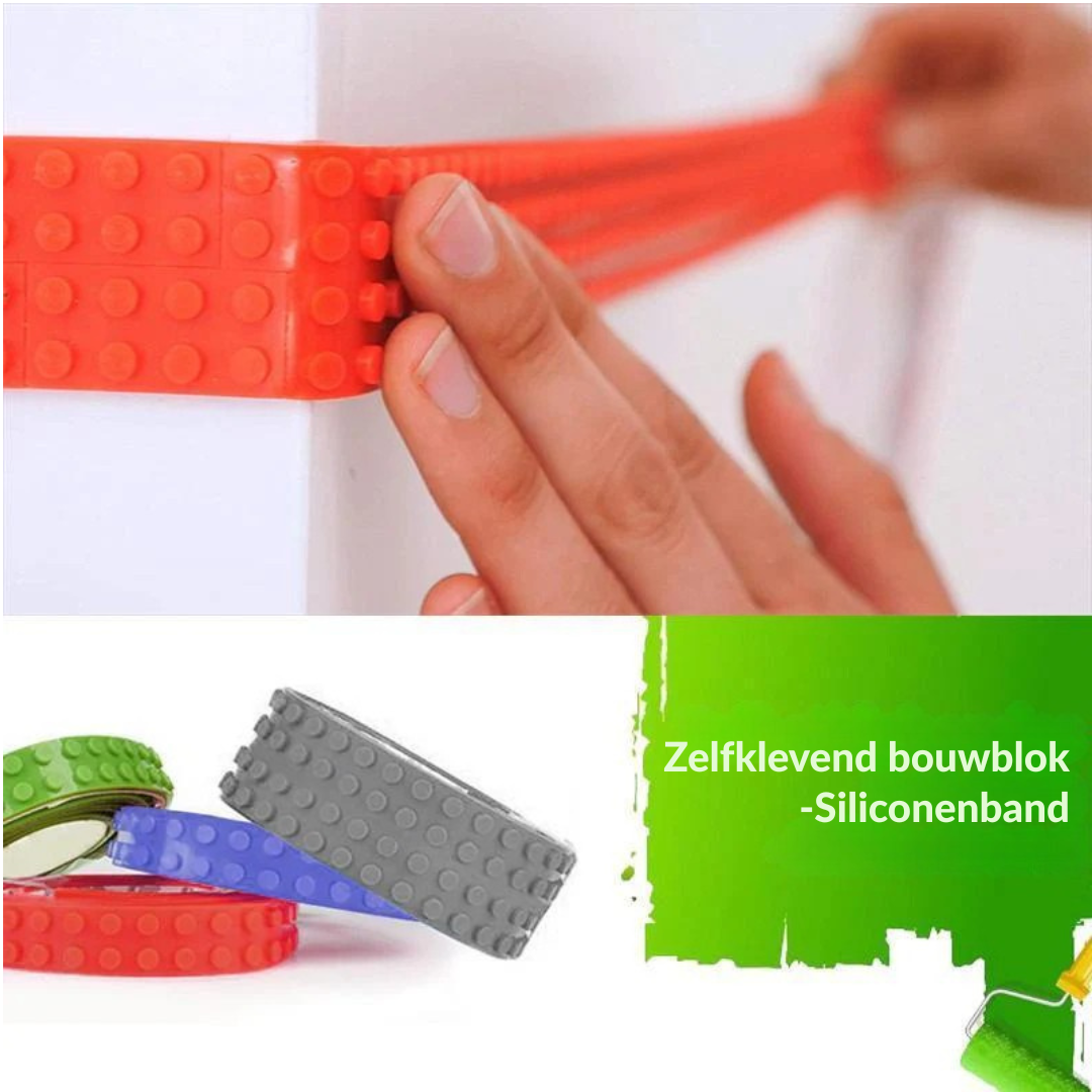 Bouwblokken Tape – Flexibele Kleverige Speelgoed Blokken Tape Voor Kinderen