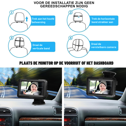 Baby Auto Camera Monitor – Babycamera Voor De Achterbank