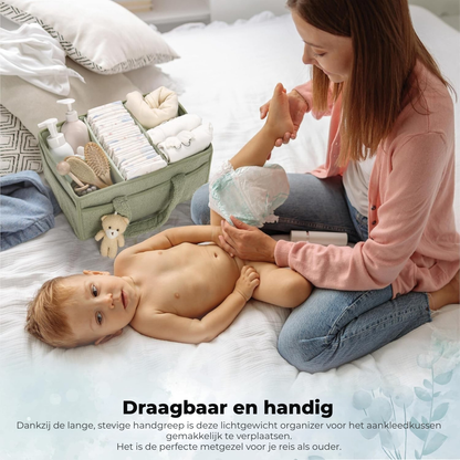 Baby Luier Caddy Organizer – Pluche Opbergcaddy Voor De Babykamer