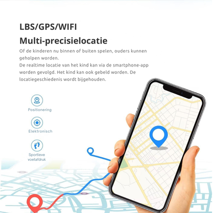 GPS Smartwatch Kinderen - 4G Horloge met Videobellen en SOS Knop