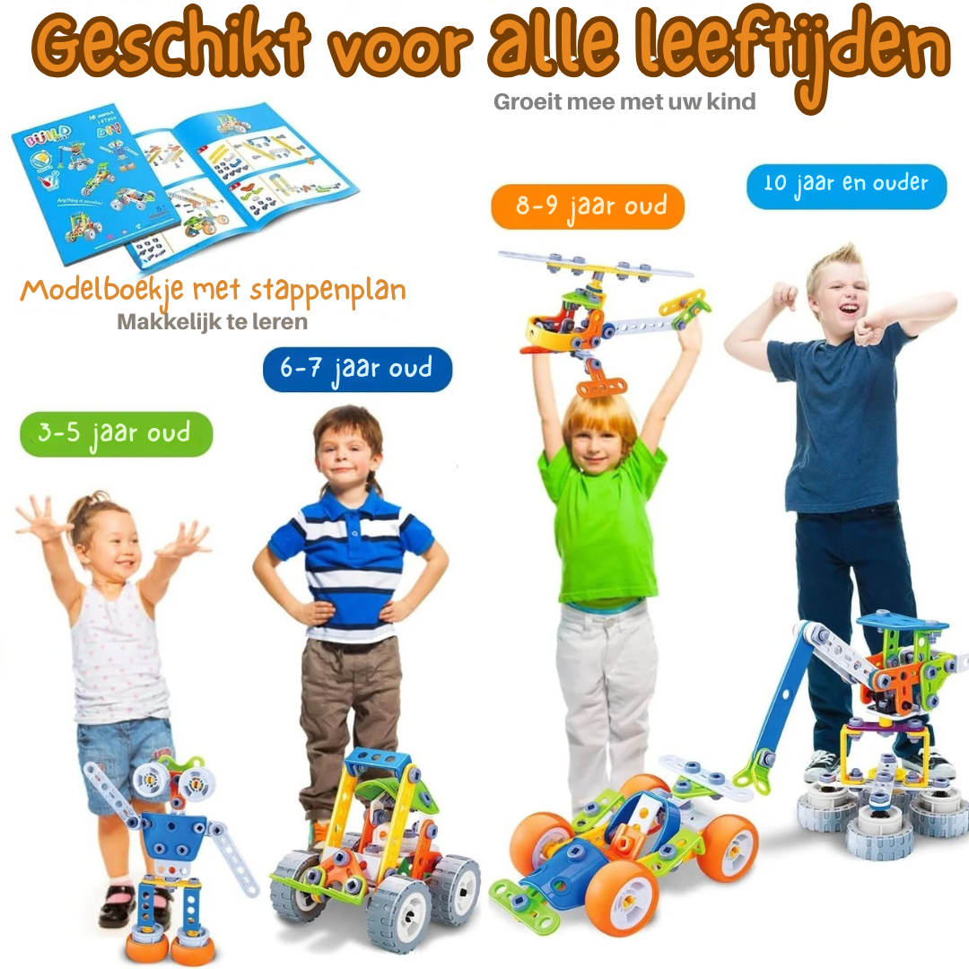 Jouet de construction pour enfants – Ensemble de construction 10-en-1