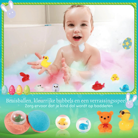 Badbruisballen met Speelgoed Binnenin – Set Badbruisballen met Verrassing
