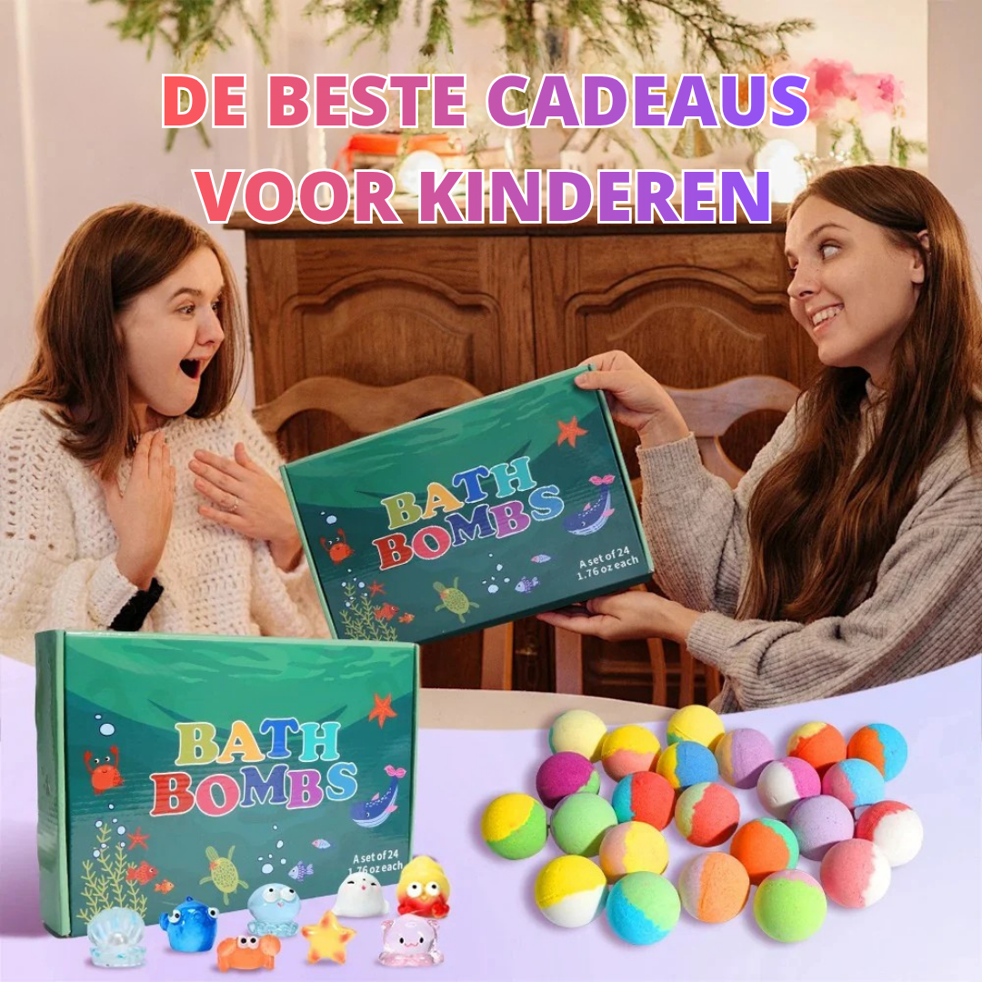 Badbruisballen met Speelgoed Binnenin – Set Badbruisballen met Verrassing