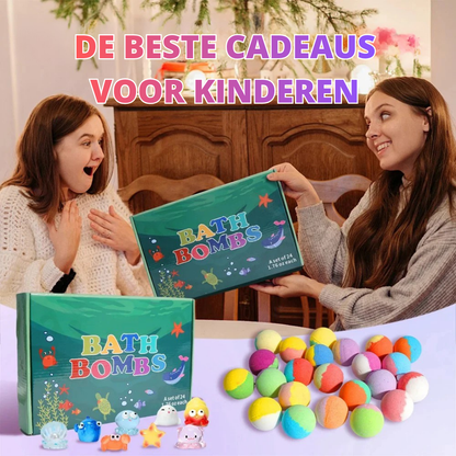 Badbruisballen met Speelgoed Binnenin – Set Badbruisballen met Verrassing