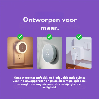 Stopcontactbeveiliging Voor Baby's – Kinderveilig Stopcontactafdekking