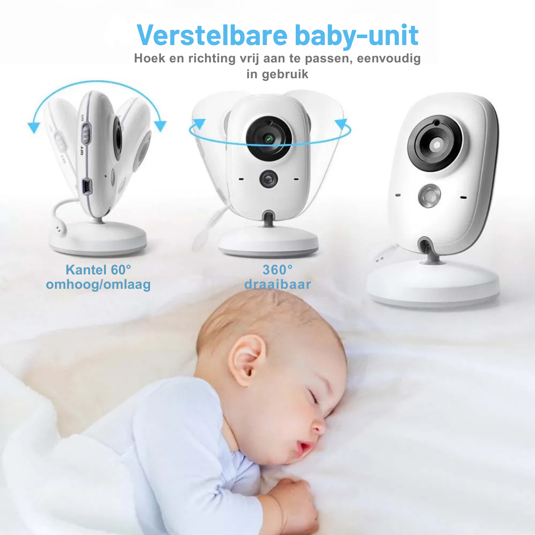 Babyfoon Met Scherm – Draadloze Babycamera Monitor